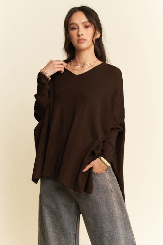 Asymmetrical Batwing Blouse - Celestia Luxe Top