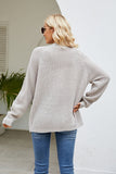 Open Front Long Sleeve Cardigan with Pockets