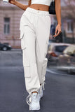 Mandy Elastic Waist Cargo Pants