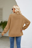 Open Front Long Sleeve Cardigan with Pockets