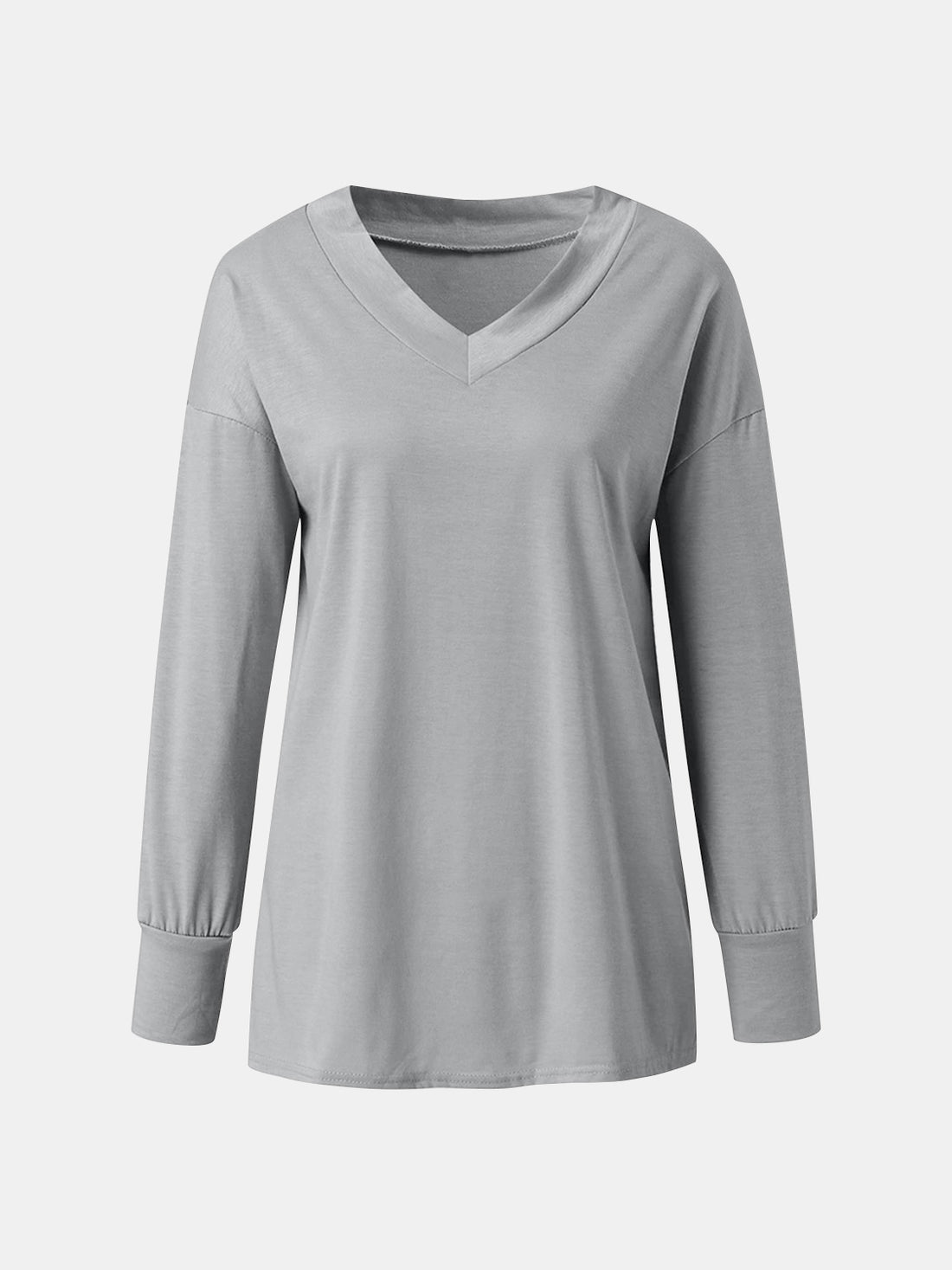 Luxe V-Neck Tee - Opulent Casual Top