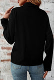 Pocketed Zip Up Collared Neck Long Sleeve Jacket