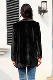 MeiMei Button Up Pocketed Long Sleeve Jacket