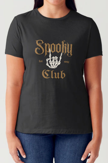 Ethereal Spooky Short Sleeve Tee - Luxe Halloween Shirt