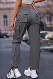 Mandy Elastic Waist Cargo Pants