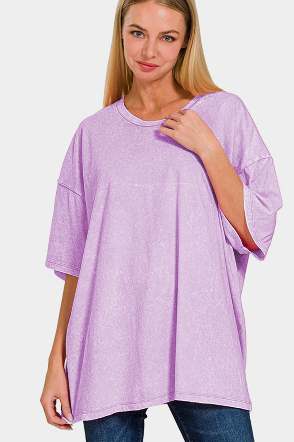 Oversized Serenity Tee - Elysian Luxe Comfort Shirt