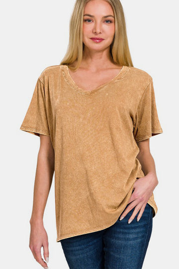 Luxe V-Neck Tee - Elysian Style Top