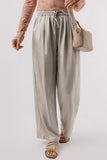 Smocked Wide Leg Pants