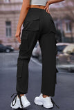 Mandy Elastic Waist Cargo Pants