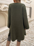 Devine Button Up Long Sleeve Coat