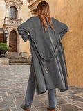 Sash Elegance Long Sleeve Trench